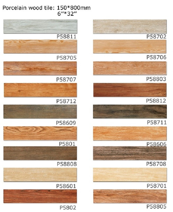 Ceramic Floor Wood Tile, Ceramic Wooden Floor Tile (150X800mm)