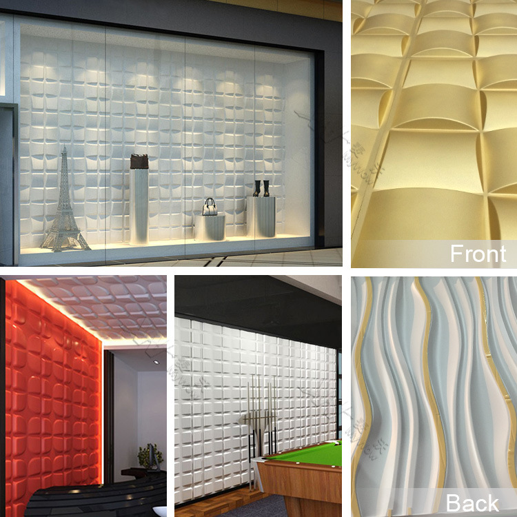 2018 Wall Coating 3D PVC Wall Panel