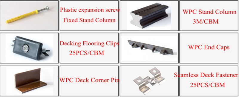 Plastic Decking Clips, Flooring Fasteners, Decking Accessories for WPC Floor