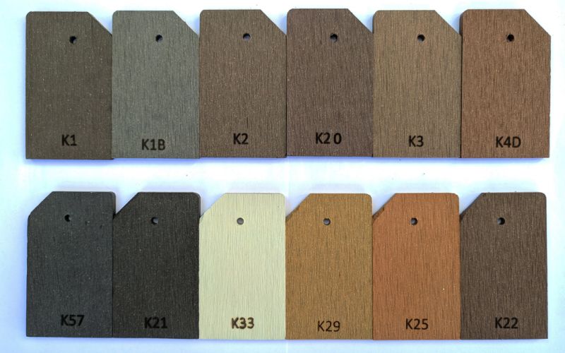 Regular WPC Board Composite Decking Use for Outdoor Floor