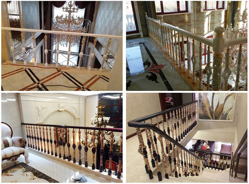 Metal Staircase Handrail Villa Ladder Decorative Fence