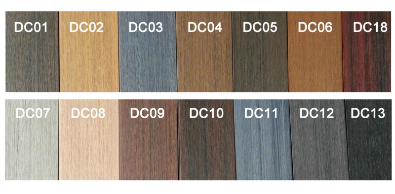 WPC Decking Co-Extrusion or Capped Type with Waterproof