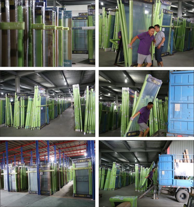 Large Wholesale Exterior Balcony Aluminum Double Glass Low E Insulated Sliding Door Floor to Ceiling Aluminium Doors