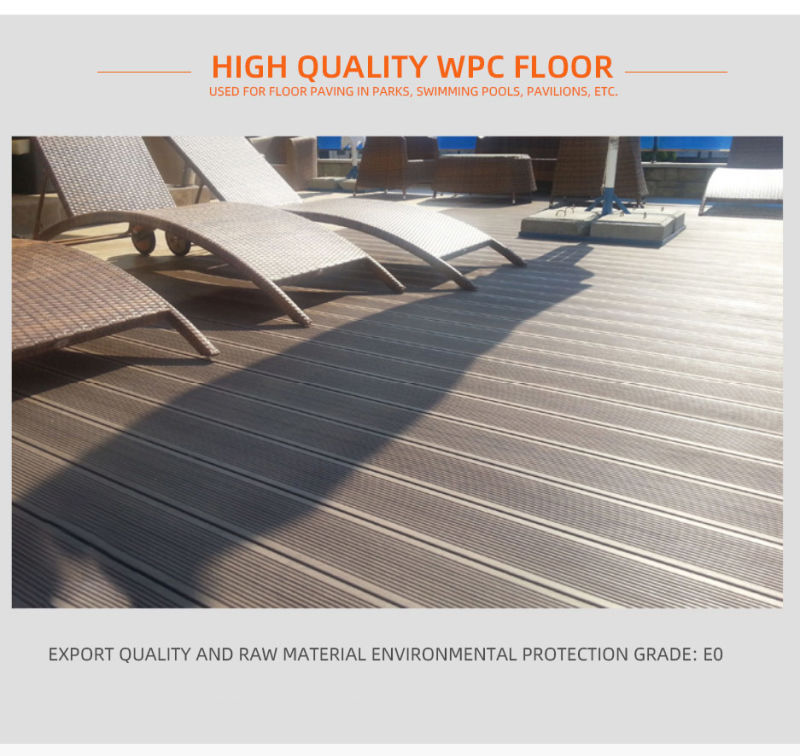 WPC Luxury Vinyl Outdoor WPC Decking Outdoor