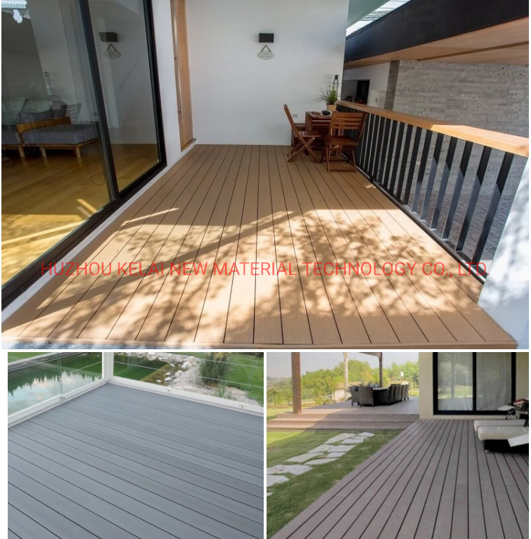 2020 Factory Waterproof Timber WPC Outdoor Decking WPC Composite Decking Anti-Slip WPC Decking Outdoor Square Marina Wood WPC Composite Decking