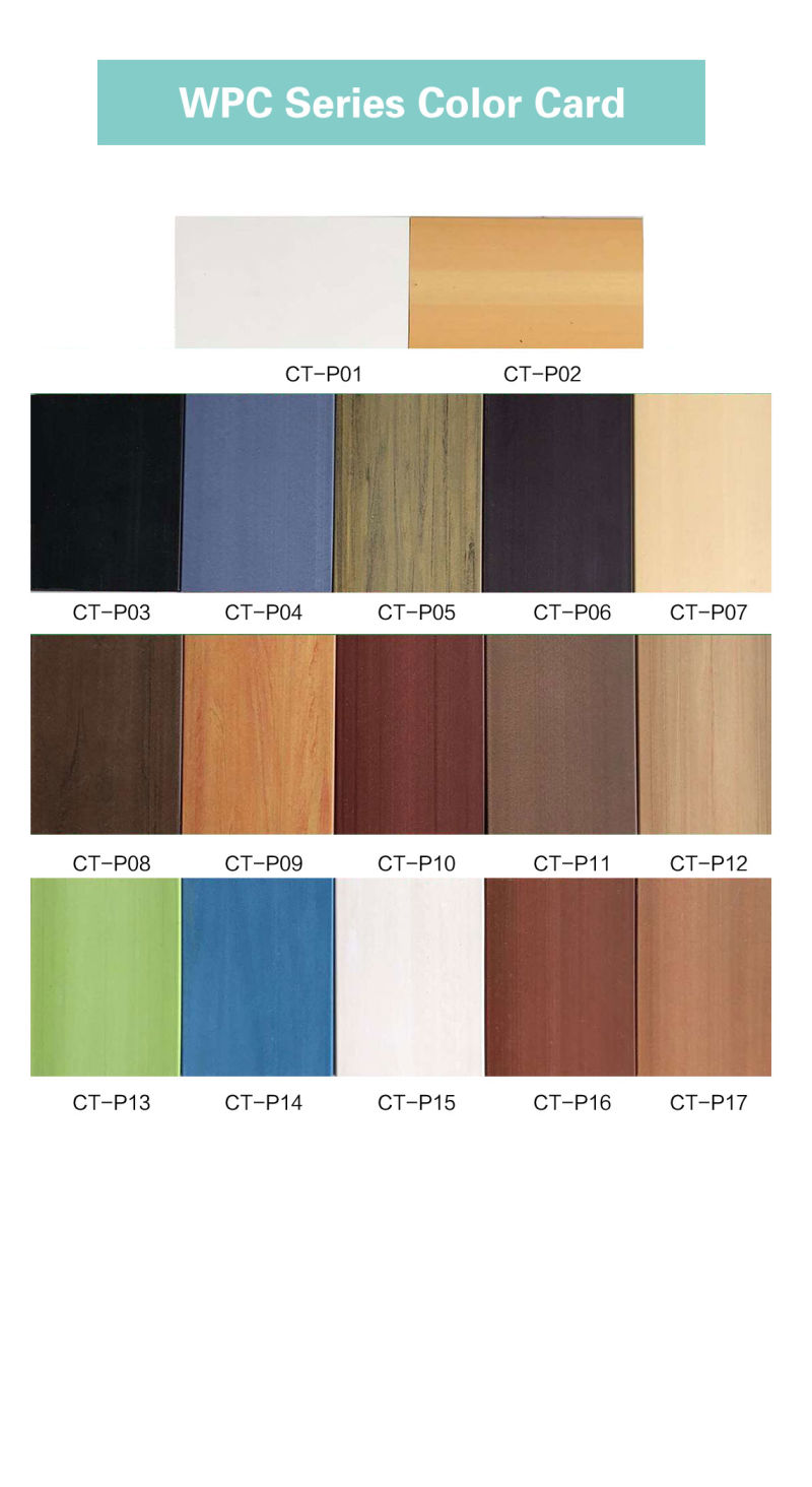 3D Composite Wall Cladding WPC Waterproof Wall Panel