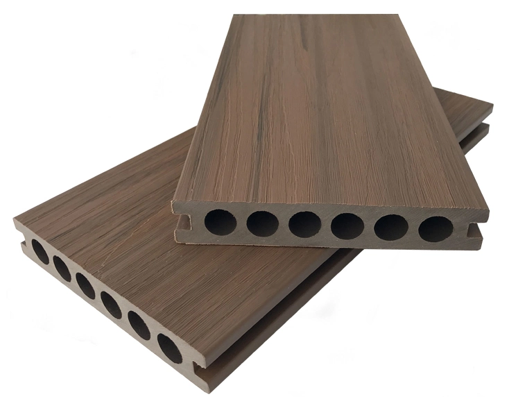 Hollow Co-Extruded Wood Plastic Composite WPC Outdoor Decking Board