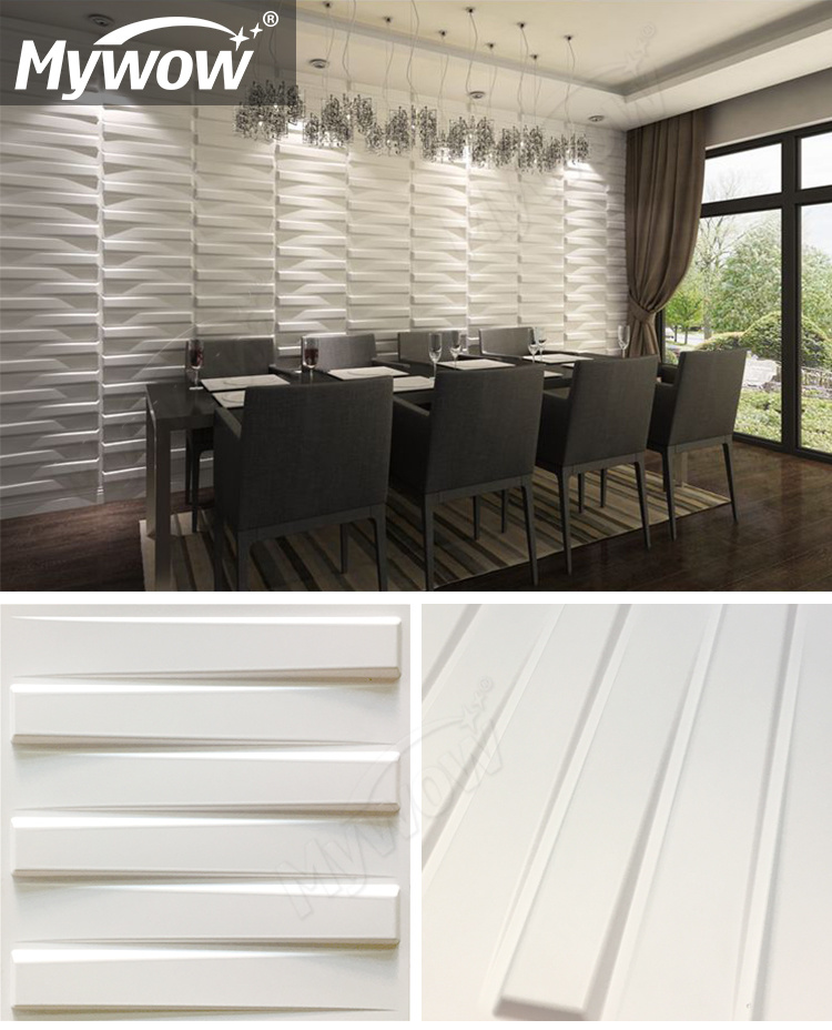 OEM Packaging PVC Ceiling Tile 3D PVC Wall Panel