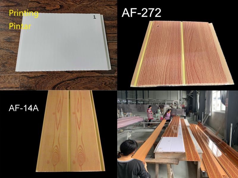 Wooden Panel Wood Color Laminated PVC Wall Panel
