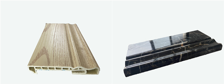 Decorative WPC Board Plastic Strip Skirting Panel WPC Underlay Skirting Conveyor Polyurethane Skirt Board