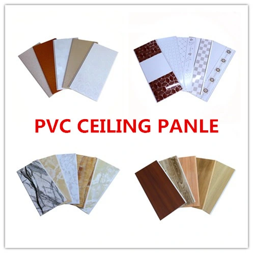 Width Groove Laminated PVC Panel PVC Ceiling PVC Wall Panel Decoration Waterproof Panel