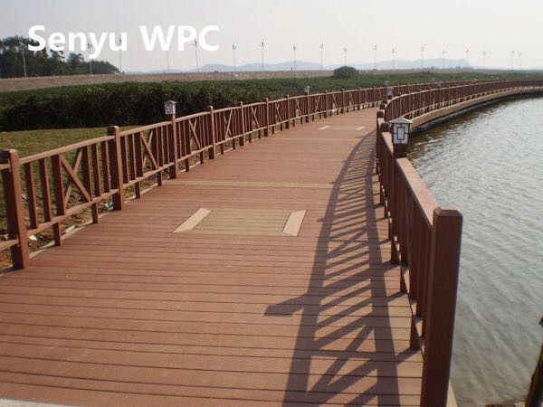 Oudoor WPC Wood Plastic Composite Railing for Garden