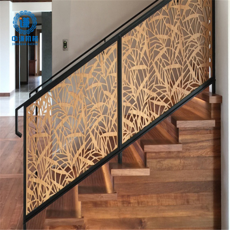 Decorative Metal Laser Cut Fencing Panels for Stair Handrail