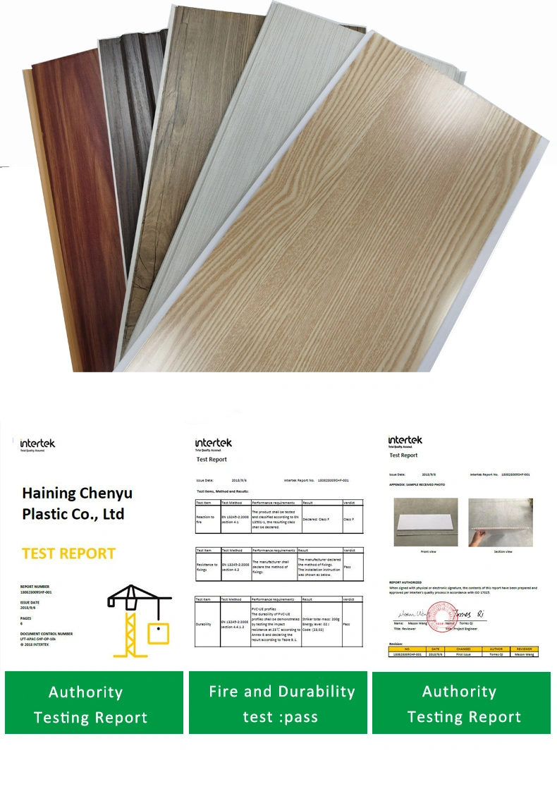 25cm 2.8kg India Popular PVC Panel Interior Laminate Wood PVC Ceiling Panels
