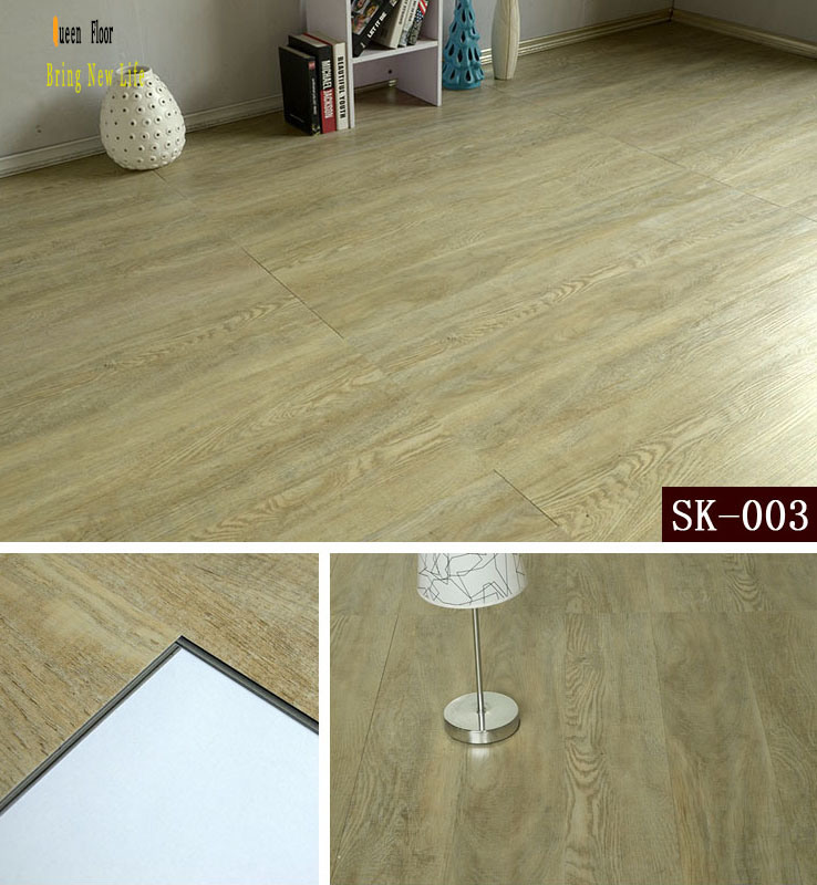 Laminate/Laminated Flooring Waterproof Wood Look Rigid Vinyl Tile Spc Flooring