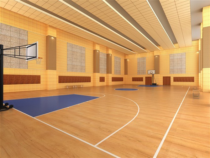 Efficient Acoustical Performance Wooden Timber Acoustics Panel for Indoor Stadium