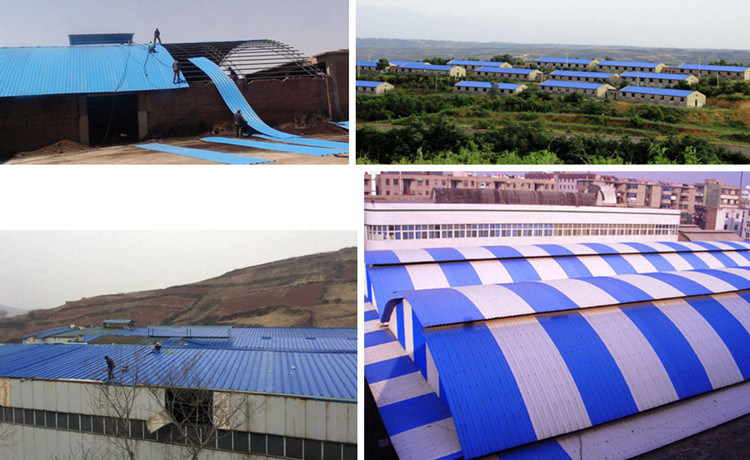 Heat Resistant Roof Sheet PVC Plastic Roof Tile Construction Material