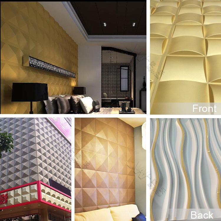 2018 Wall Coating 3D PVC Wall Panel