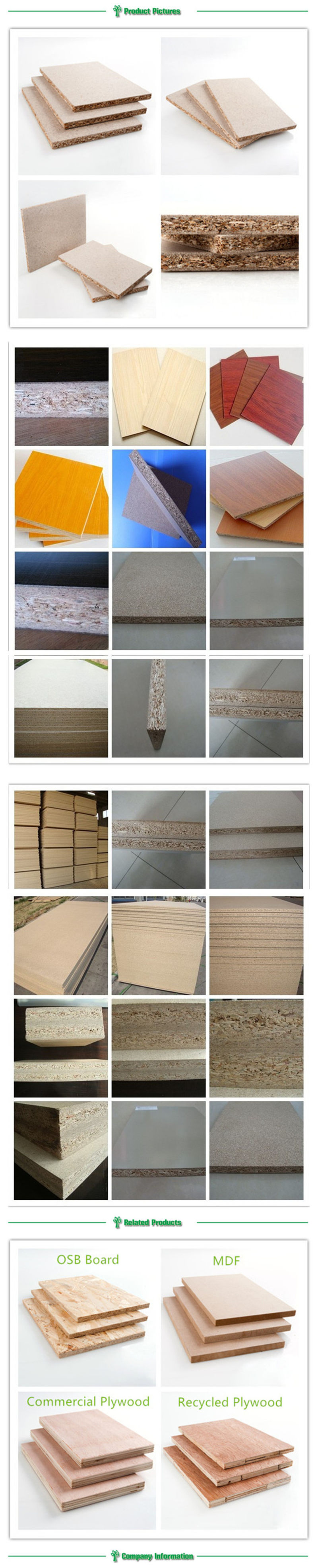Particle Board PVC Laminated Particle Board From China