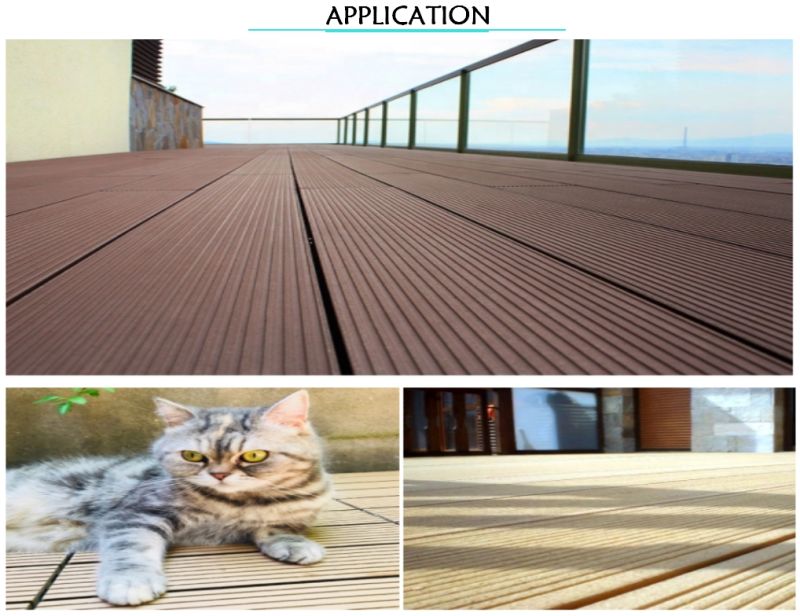 WPC Solid Decking WPC Hollow Decking WPC Decking Board Outdoor WPC Decking Wood Plastic Composite Board