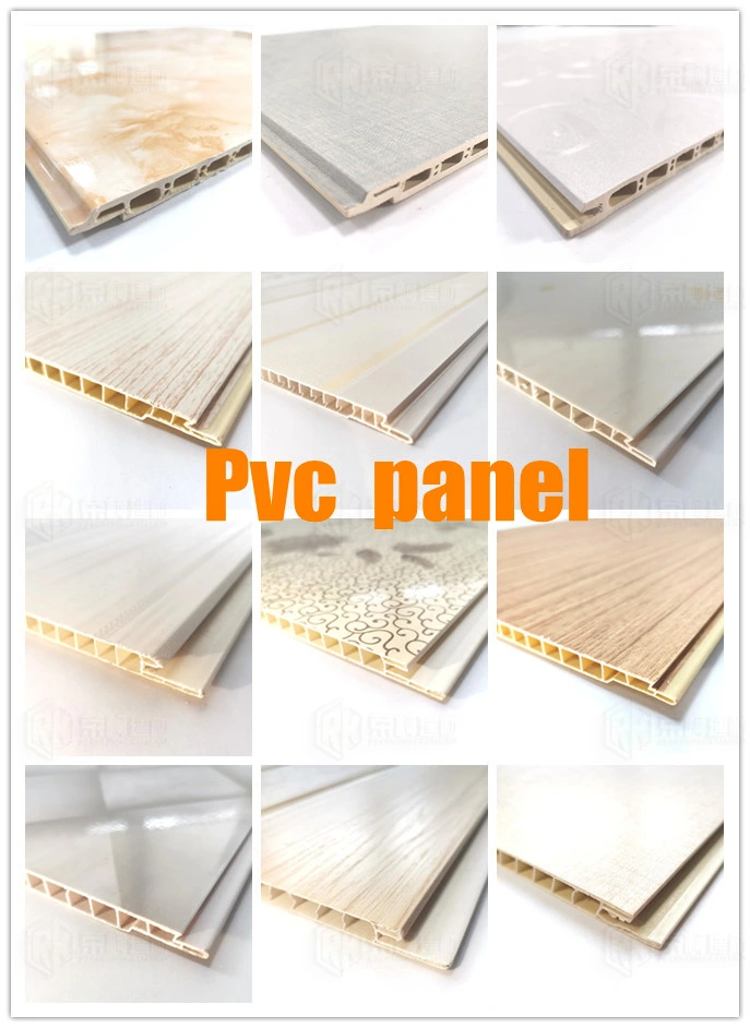 200-300mm Width Groove Laminated PVC Panel PVC Wall Panel Decoration Waterproof Panel