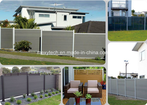 Foshan Factory Custom Fence with Full Trellis WPC Fence Panels