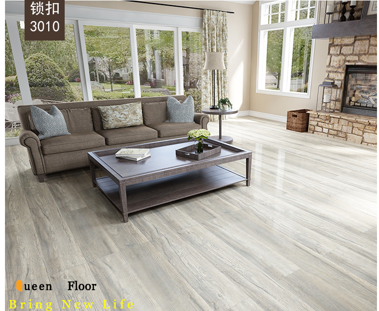 Laminate/Laminated Flooring Waterproof Wood Look Rigid Vinyl Tile Spc Flooring