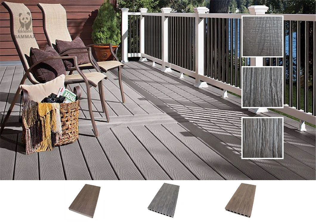 Outdoor Flooring Decking Wood Plastic Composite Backyard Floor Board WPC Decking Boards Composite Wood Decking