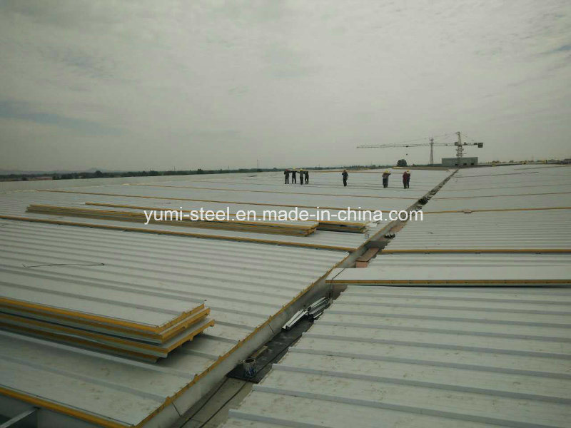 Building Material PU Polyurethane Insulated Sandwich Wall/Roof Panel