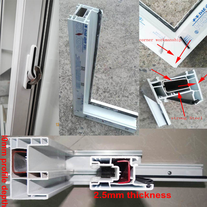Interior PVC Glass Door/UPVC Door/Wholesale PVC Glass Door