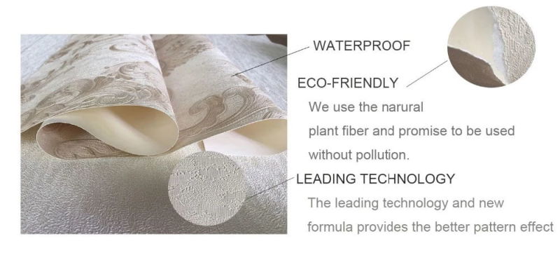 PVC Wall Paper for Wallcovering