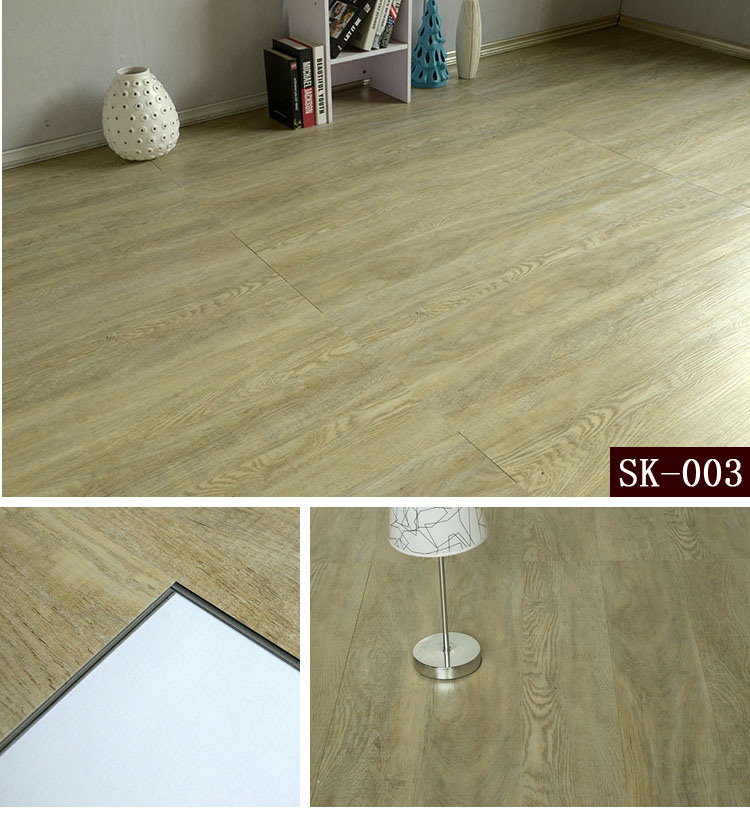 China Supply Laminated Floor Wood Grain PVC Vinyl Flooring Plank /Plastic Flooring