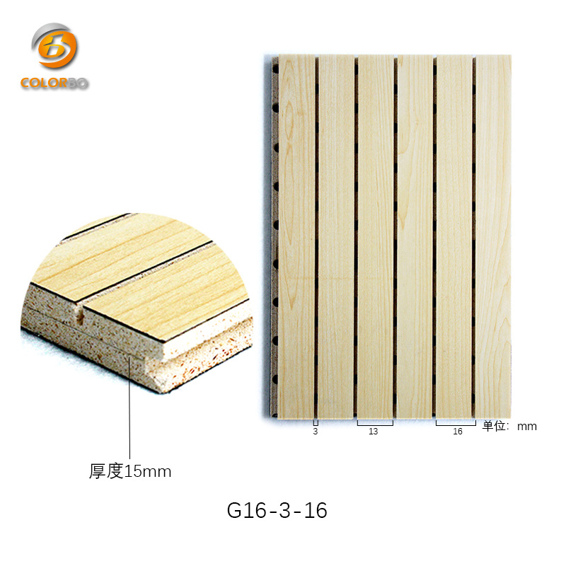 High Quality MDF Advanced Acoustic Wood Grooved Panels