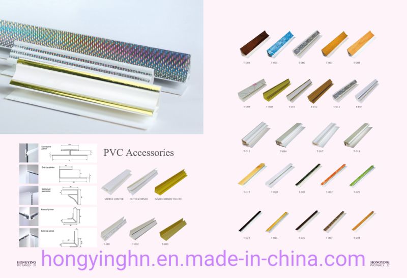 Laminate Laminado PVC Ceiling Panel Hot Stamping UV PVC Wall Panel