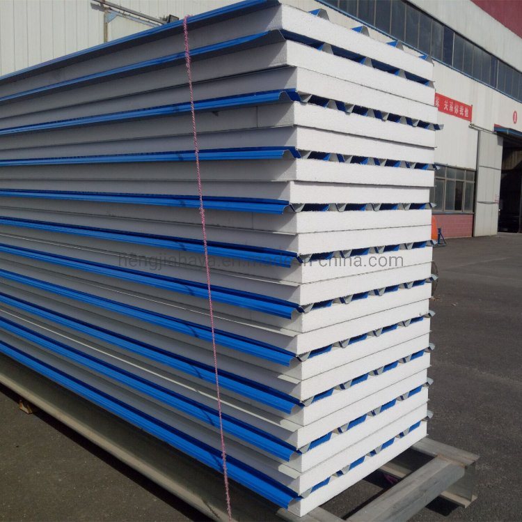 Roofing Building Material White Grey EPS Sandwich Panel