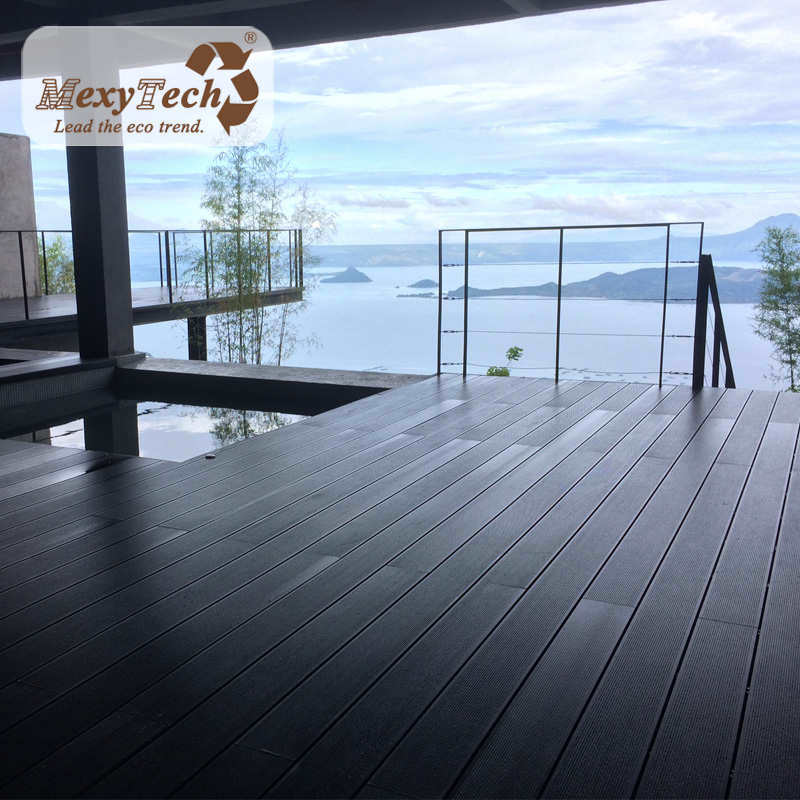 Eco-Friendly WPC Waterproof UV & Insect Resistant Decking for Outdoor Corridor / Garden