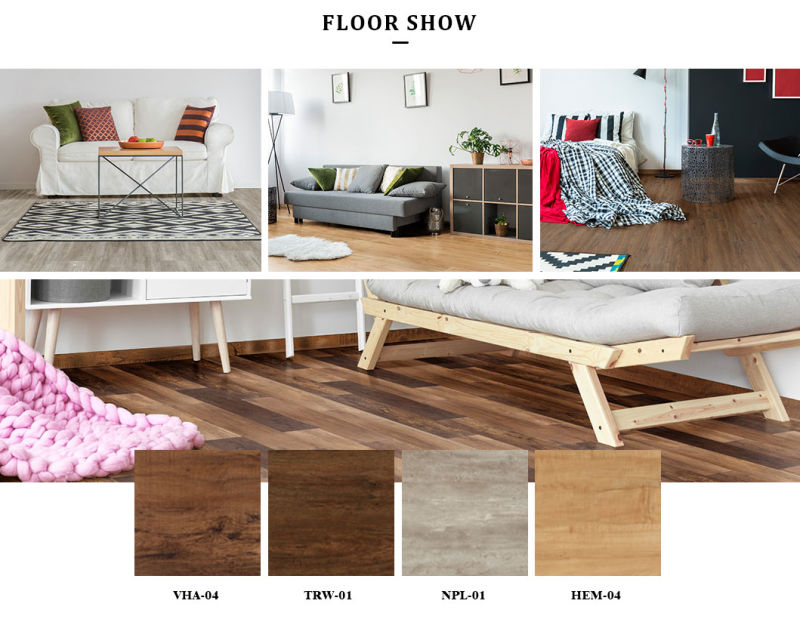 Europe Style Decorative Waterproof PVC WPC Flooring with Wholesale Price