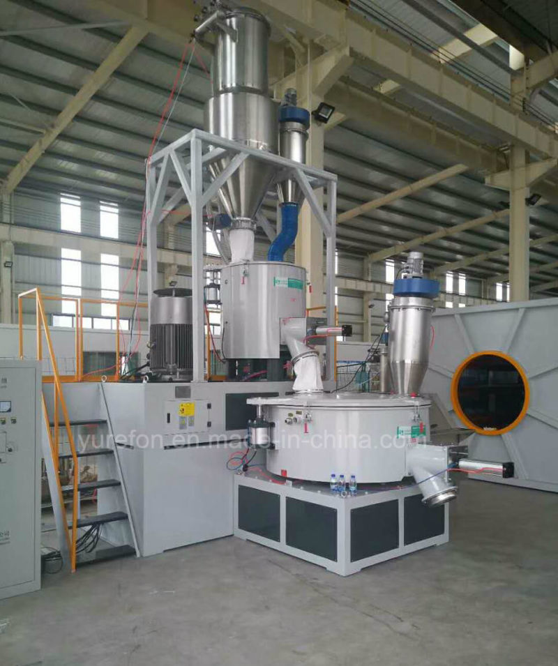 Vertical High Speed Heating Cooling Mixer for PVC Ceiling Panel Production