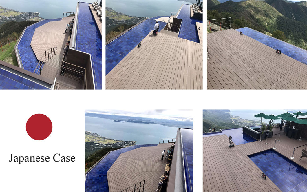 Anti Scratch Deep Embossed Outdoor WPC Solid Decking