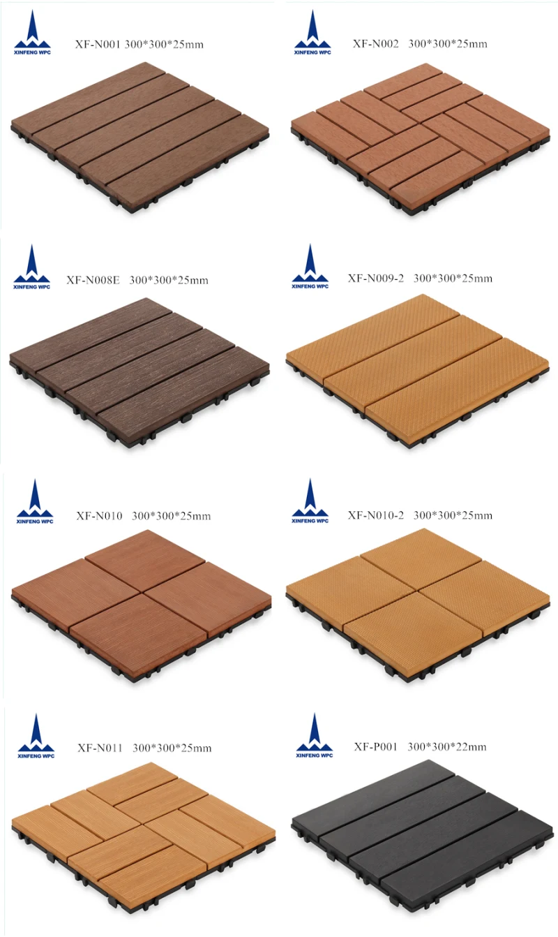 WPC DIY 300*300 Decking Injection Tiles High Quality
