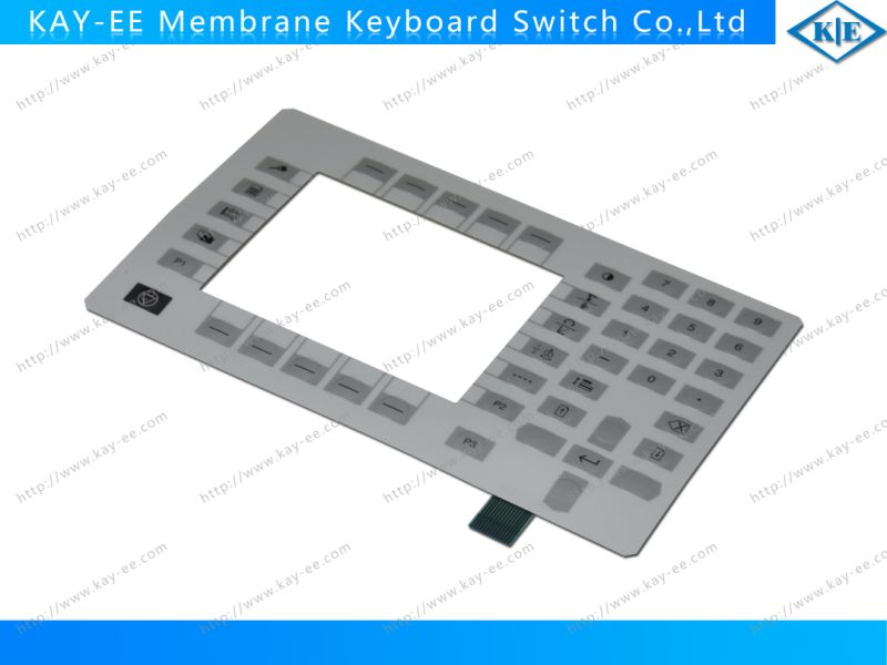 Multi-Keys Dome Embossed Membrane Keypad Switch with Big Transparent Clear Window