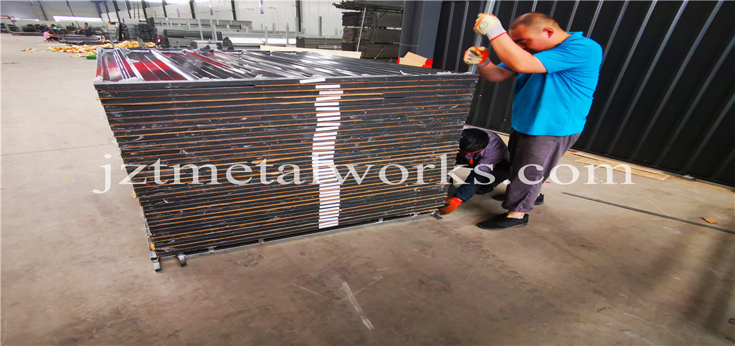 Metal Fence Panels Colorbond Steel Fence Metal Zigzag Fencing Currugated Steel Fence