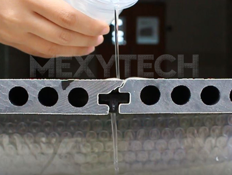 Mexytech 2020 New Arrivals No Gap Floor Capped Composite Co-Extrusion WPC Decking