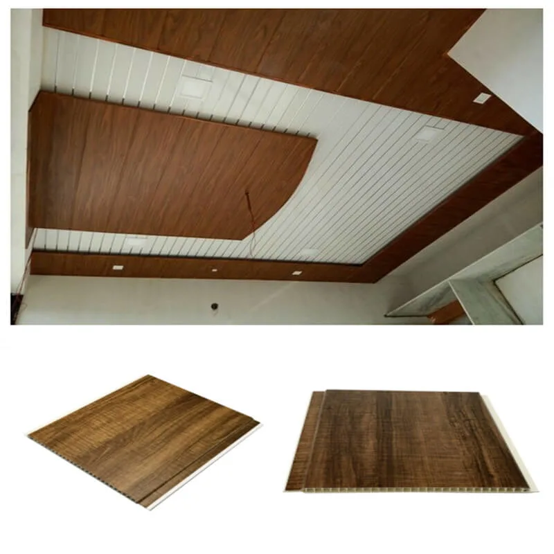 U-Shape Laminated PVC Panel False Ceiling Design
