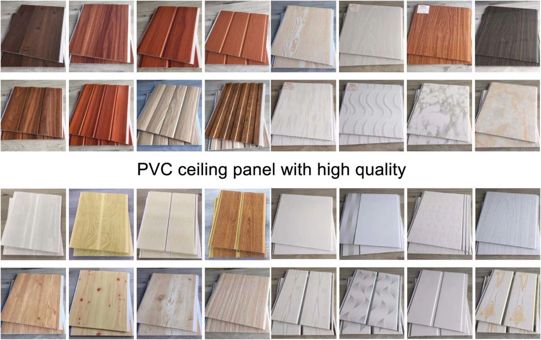 Zhejiang Plastic False PVC Panel Techos En PVC Ceiling Panel PVC Wall Panel