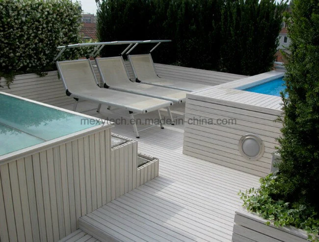 Solid WPC Decking Outdoor in Wood Flooring