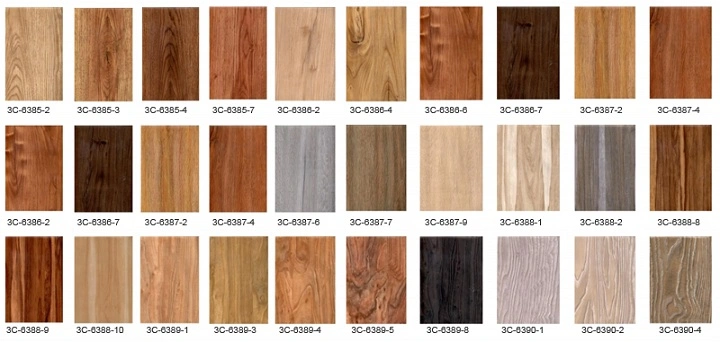 Wholesale Surface UV Coating Wood Grain WPC Flooring Planks 5mm