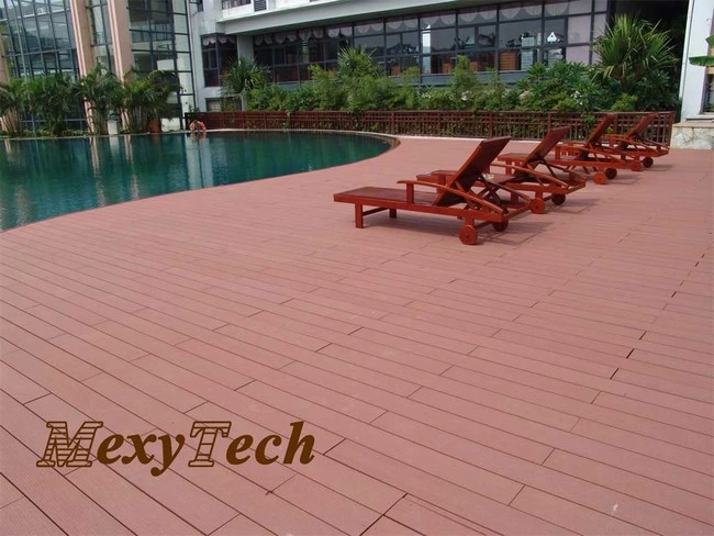 Solid WPC Decking Outdoor in Wood Flooring