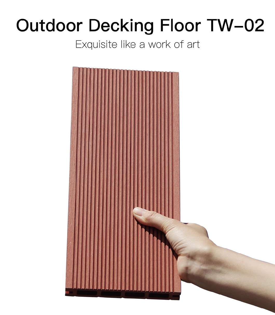Cheap Hollow WPC Decking Wooden Flooring