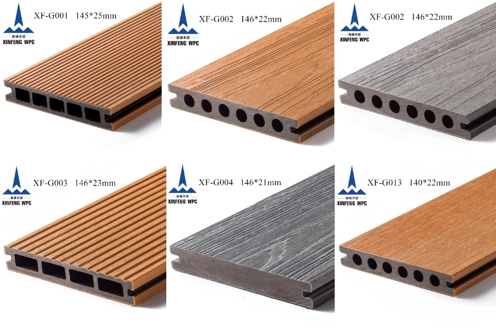 Eco-Friendly Hollow WPC Decking for Outdoor Flooring